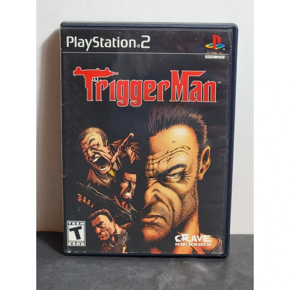 Trigger Man Sony PlayStation 2 PS2 Game 2004 Shooter Valcon Crave Tested